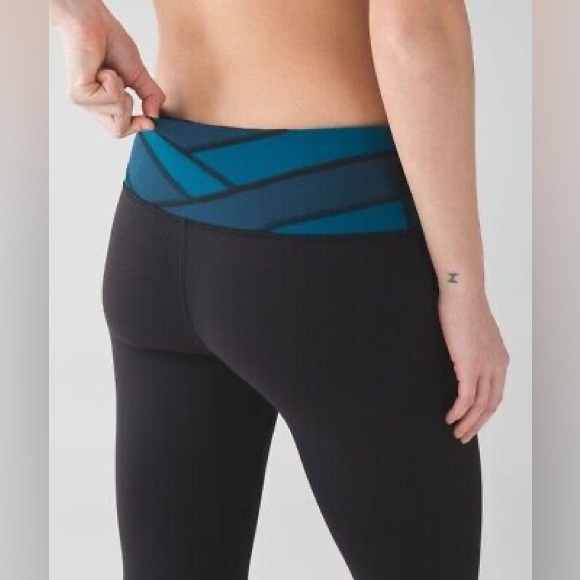 Lululemon Wunder Under Crop Legging Black Size 6 - Picture 1 of 4